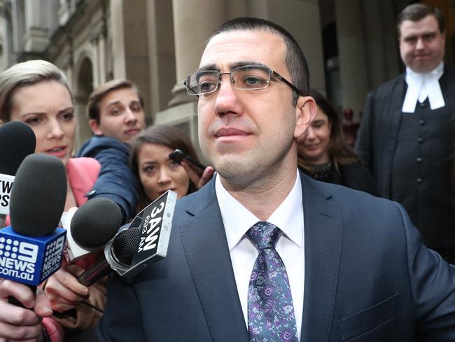 Faruk Orman walks out of court a free man in 2019. Picture: David Crosling