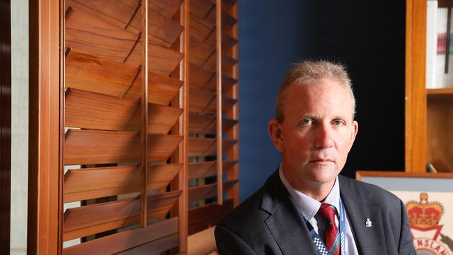 Queensland Police Union president Ian Leavers. (AAP Image/Claudia Baxter)