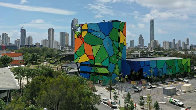 New HOTA Gallery is a bright and colourful landmark.