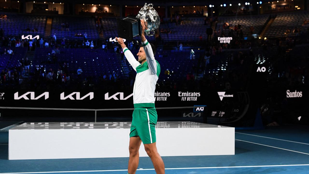 Djokovic akan bermain untuk gelar Australia Terbuka kesepuluhnya (Foto oleh William WEST / AFP)
