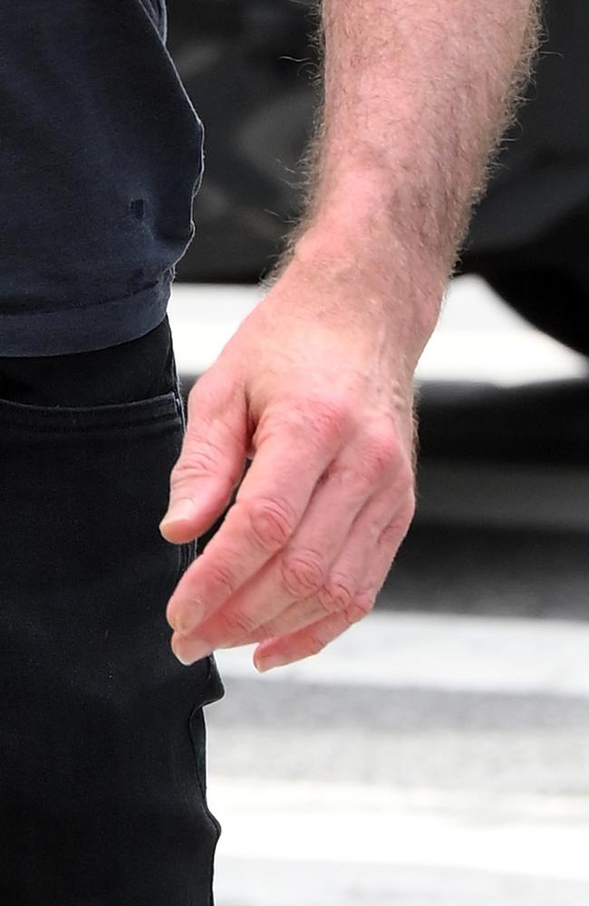 Jackman was not wearing his wedding ring during his outing. Picture: Elder Ordonez/SplashNews.com