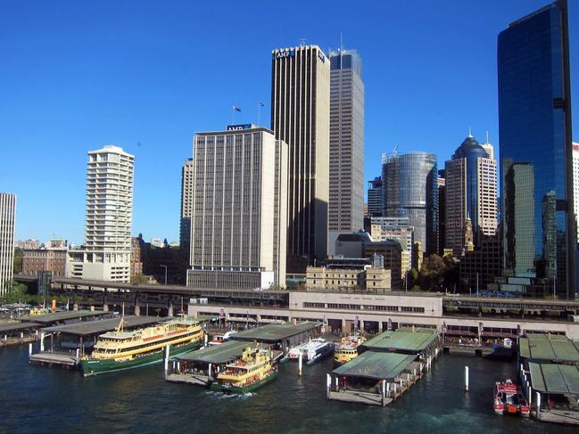 The AMP buildings at Circular Quay in Sydney.