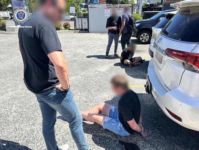 A dozen men were arrested and charged over the alleged syndicate operating out of the bar. Picture: NSW Police