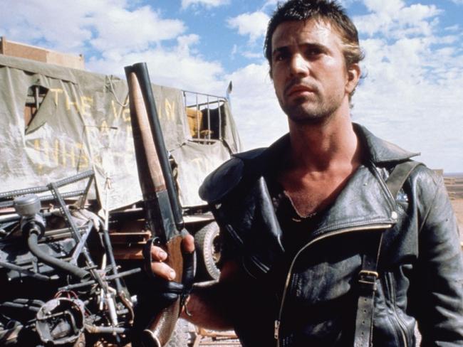 Aust actor Mel Gibson in scene from film Mad Max 2 The Road Warrior'.