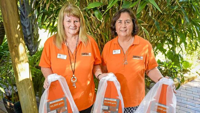 CAMPAIGN: Robyn Liddell and Allison Kelly from Zonta Club of Gladstone, who will run a local campaign for the 16 Days of Activism against gender-based violence. Picture: Matt Taylor GLA231118ZONTA