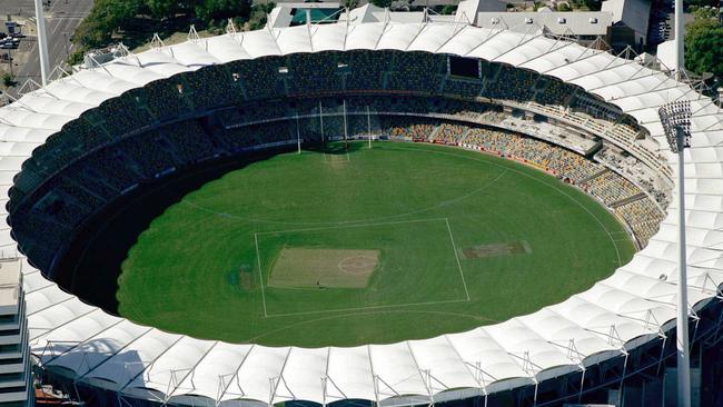 The Gabba stadium at Woolloongabba.