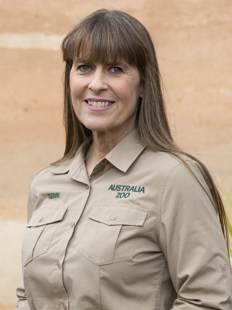 Terri Irwin photographed at the new Crocodile Hunter Luxury Lodge, Australia Zoo, Beerwah. Picture: Russell Shakespeare