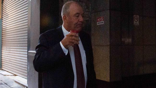 Daryl Maguire arrives at ICAC on Thursday. Picture: NCA NewsWire/Bianca De Marchi