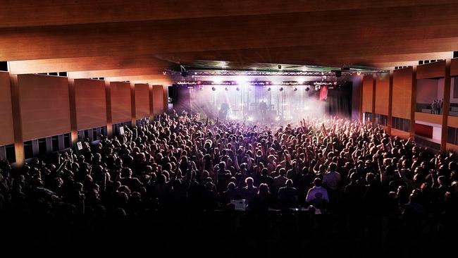 The centre would have the capacity to host large concerts. Picture: Design Inc Co-op