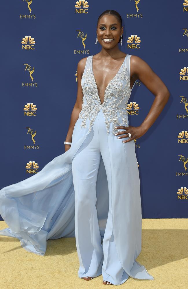 Insecure star Issa Rae threw a lavish yacht party to celebrate black Emmy nominees this week. Picture: AP