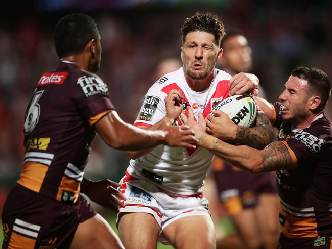 Gareth Widdop loves playing at Jubilee Oval and the Dragons have two games there to close out the season. Picture: Getty Images