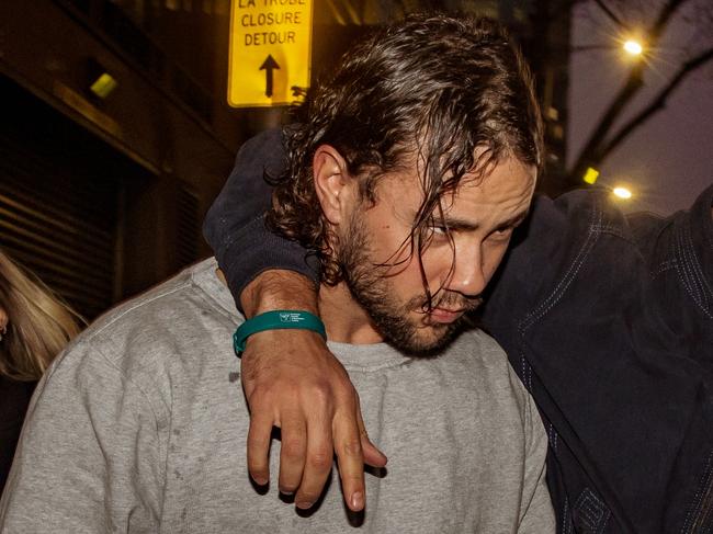 MELBOURNE, AUSTRALIA - JULY 03, 2024: Orpheus Pledger is seen leaving the Melbourne Magistrate Court on July 3, 2024 in Melbourne, Australia. Picture: NewsWire/ Tamati Smith