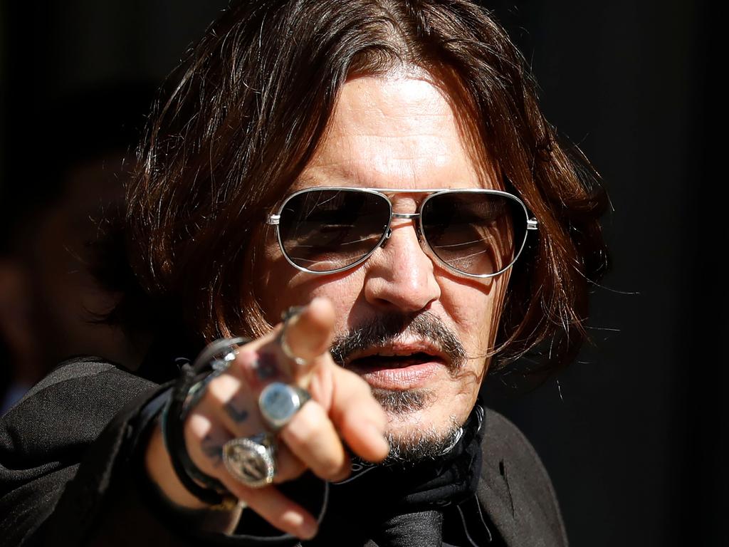 Depp strenuously denied being violent towards Heard. Picture: Tolga Akmen / AFP