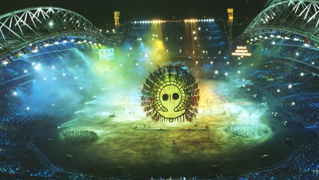 Namaralay at the opening ceremony of the Sydney Olympics.