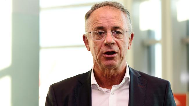 Qantas chief executive of domestic and international operations Andrew David said the industry had been turned ‘upside down’. Picture: Bianca De Marchi/AAP