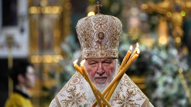 Russian Patriarch Kirill in 2023. Picture: Alexander Zemlianichenko / POOL / AFP