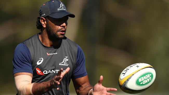 Kurtley Beale is likely to have Reece Hodge as a centre partner.  Picture: Getty.