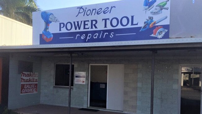 Pioneer Power Tool Repairs closed its doors on December 18, 2020 after 28 years of operating in Mackay. Picture: Contributed