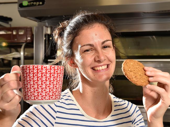 Anzac biscuits and a cuppa go well. Picture: Andrew Batsch