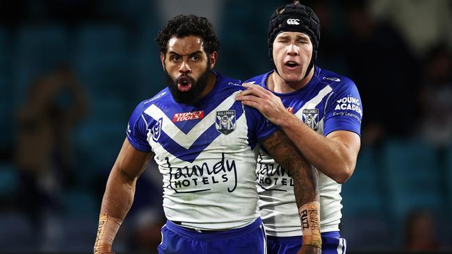 Plenty is again expected from the Bulldogs’ dynamic duo Josh Addo-Carr and Matt Burton. (Photo by Matt King/Getty Images)