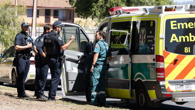 Emergency services rushed to the scene when the girl was reported to be beneath the surface of the water. Picture: The Advertiser/Morgan Sette