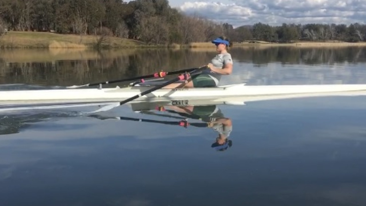 Ayers has been training on her own most of the time ahead of the Paralympics. Pic: Supplied