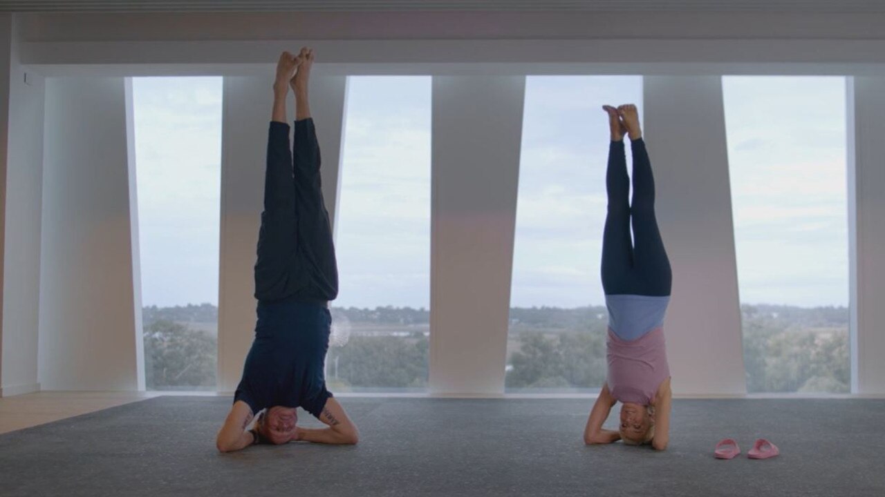 The 65-year-old showed off her yoga skills for the second time this year. Picture: Supplied