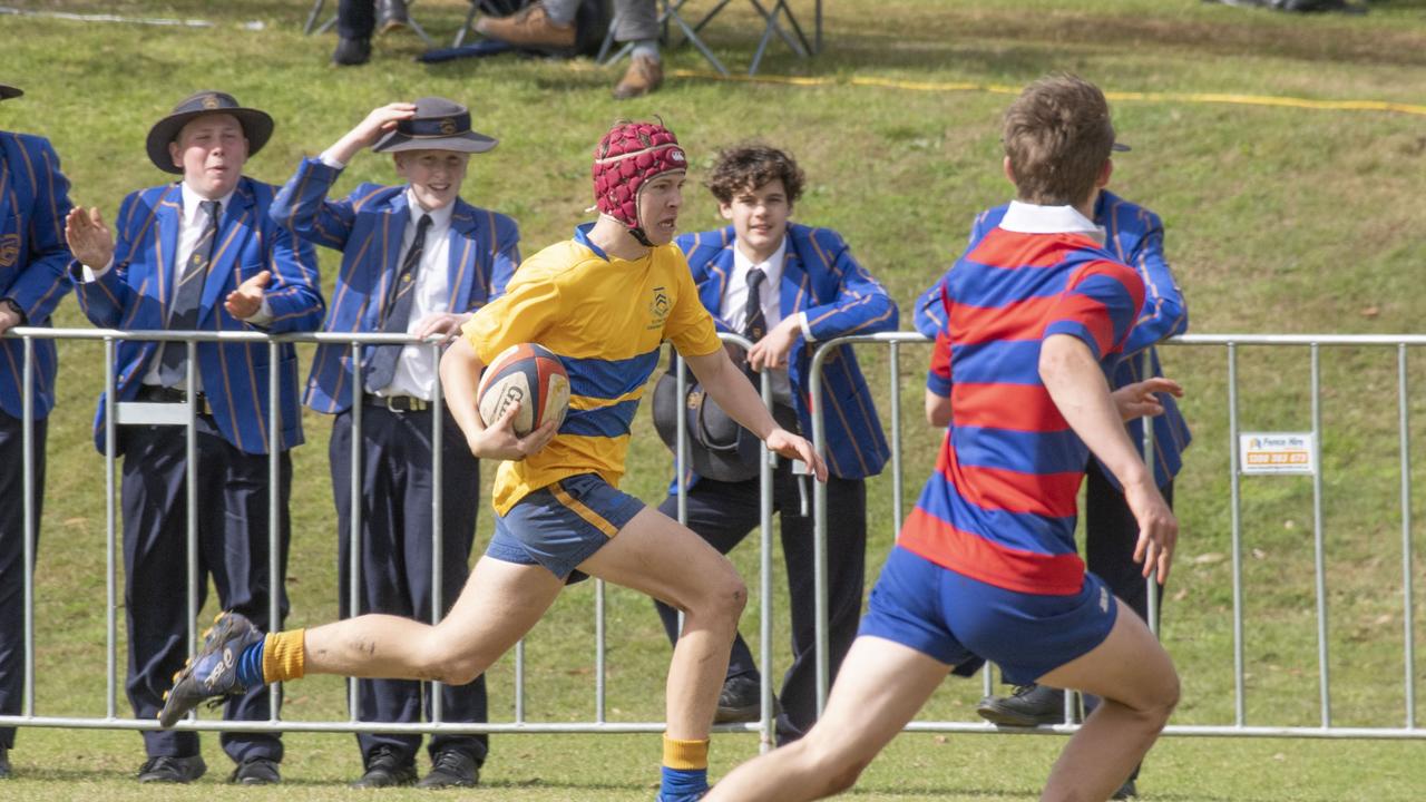 Action from the 16As Downlands vs TGS game in 2022. Picture: Nev Madsen.