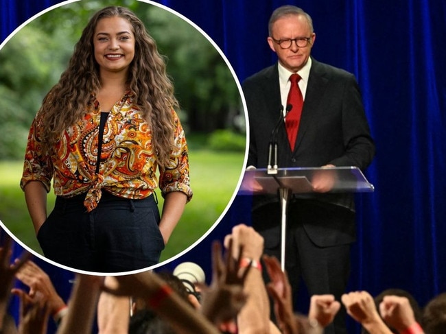 Tasmanian actor's reaction to Albo's speech