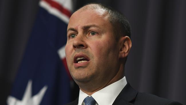 Federal Treasurer Josh Frydenberg.