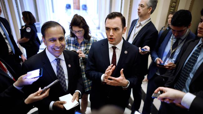 Democratic representative Raja Krishnamoorthi and his Republican counterpart Mike Gallager sponsored the legislation which could prohibit the popular video app within the next six months. Picture: AFP / Chip Somodevilla