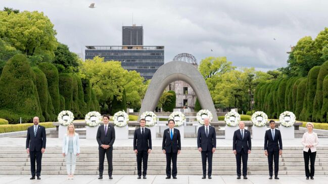 G-7 Leaders Visit Hiroshima Peace Memorial