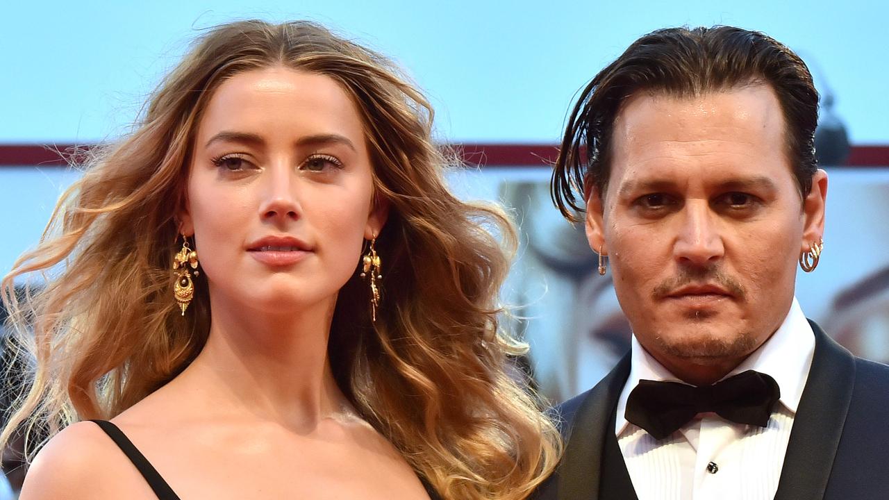 Johnny Depp and Amber Heard were divorced in 2016. Picture: AFP.