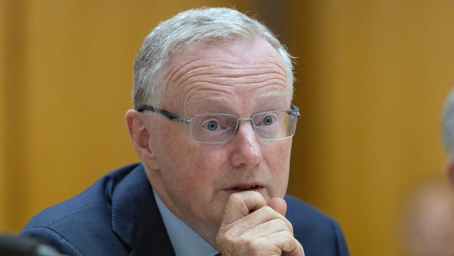 Governor Philip Lowe appeared before a house standing committee on economics, in Canberra. Picture: NCA NewsWire / Gary Ramage