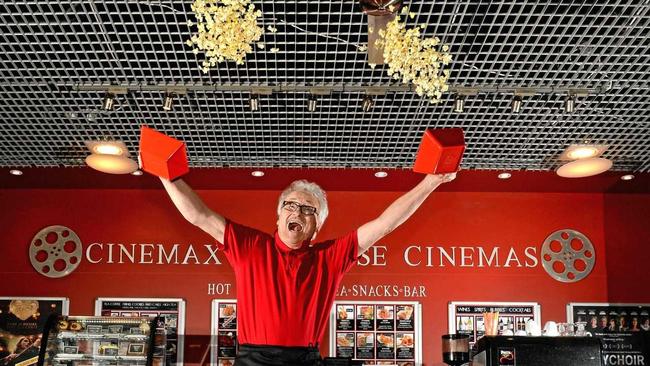 Kingscliff Cinema owner Stephen Buge. Picture: Blainey Woodham