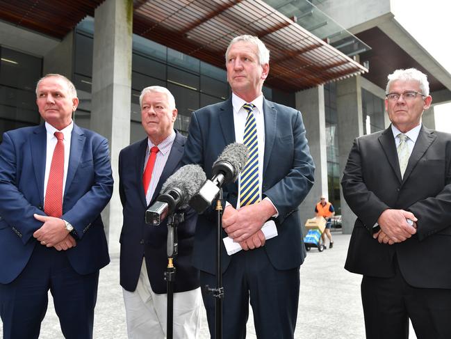 Joe, John, Dennis and Neill Wagner. Picture: AAP Image/Darren England