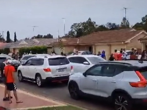 Mayhem as hundreds crowd rental inspection