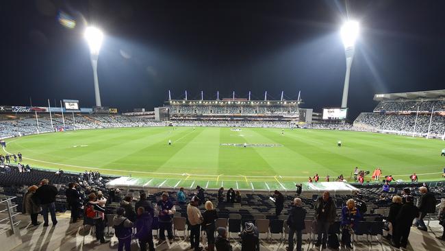 Tighter security measures will be implemented at Simonds Stadium. Picture: Jay Town