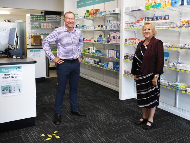 A new branch of AFS Friendly Pharmacy opened in Wandal, Mark Boyd and Michelle Landry.