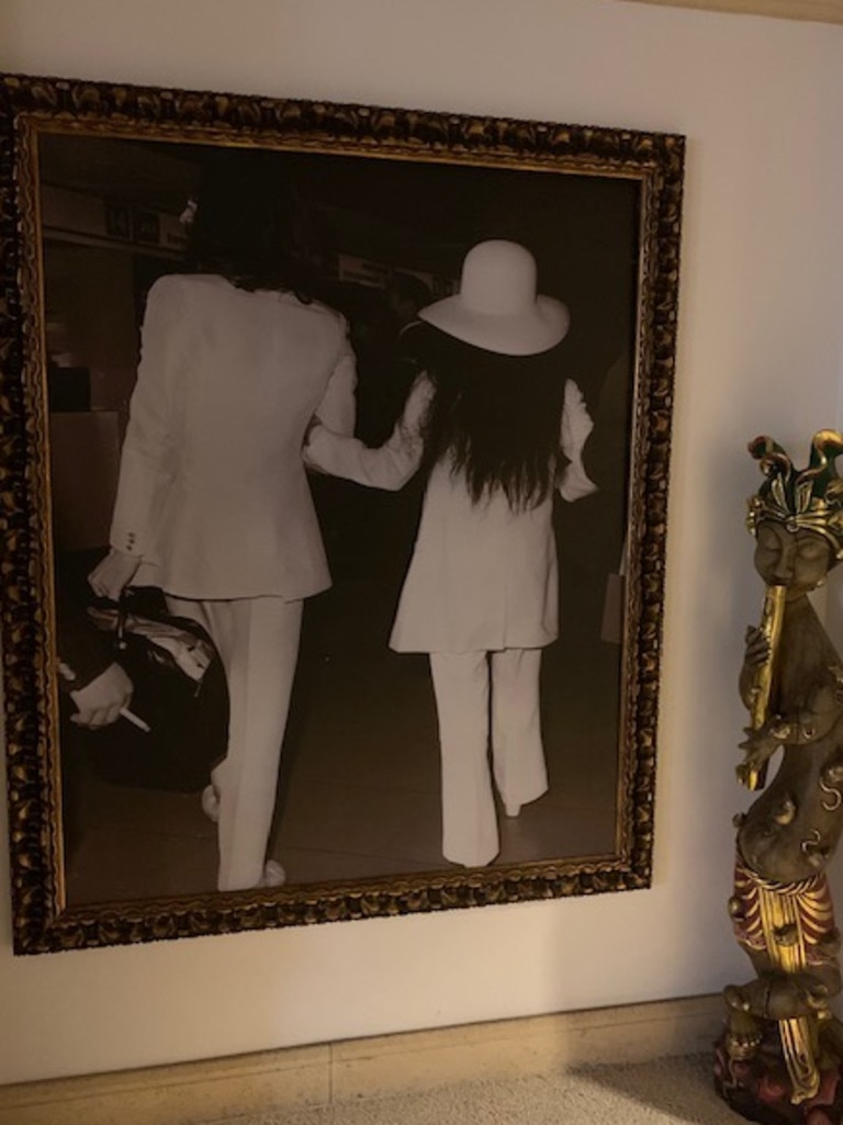 Lennon and Yoko Ono memorabilia room. Picture: Supplied