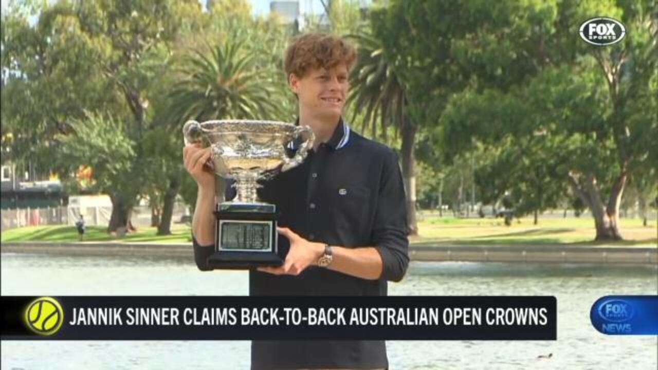 Sinner eyes off AO three-peat