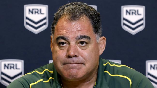 Australian Kangaroos coach Mal Meninga has been earmarked to take over at Souths. (AAP Image/Chris Pavlich)