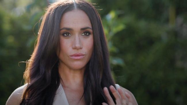 Meghan Markle has turned down invitation to the coronation using her get out clause of needing to look after the children in Picture: Variety