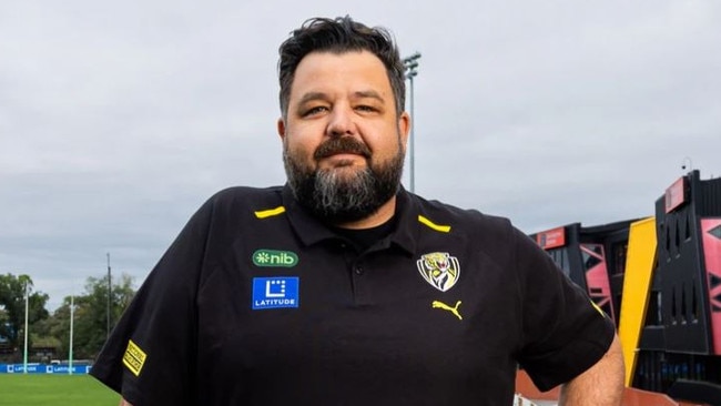 Richmond list manager Chris Toce. Picture: Richmond FC