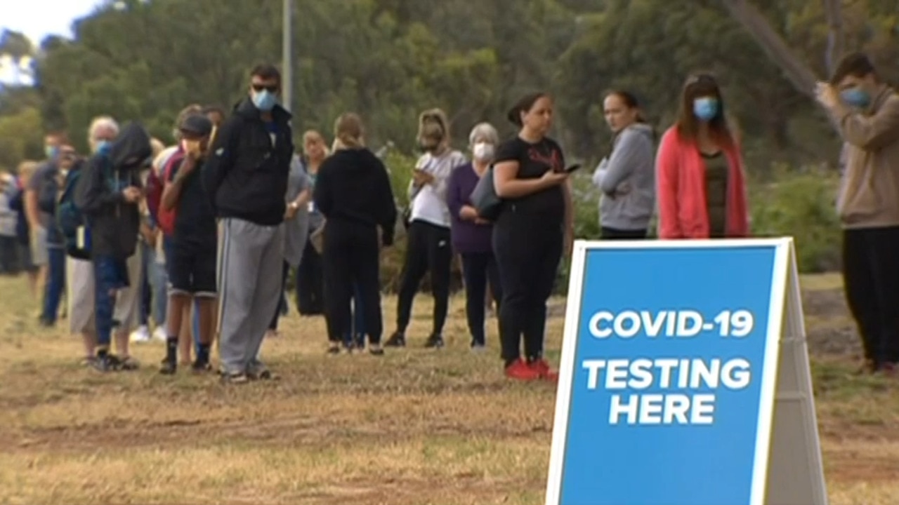 COVID testing stations across Adelaide stretched to breaking point