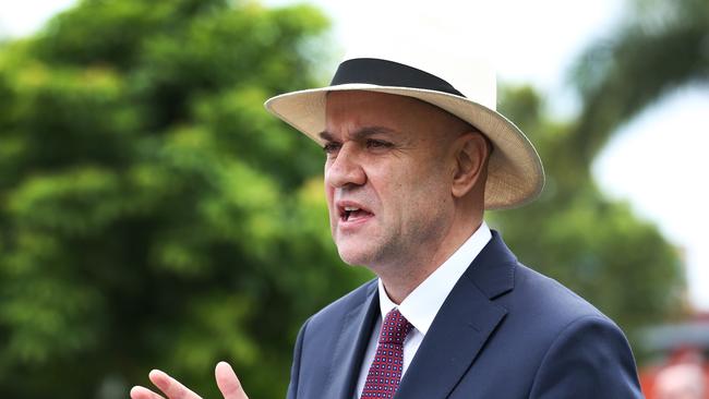 chief health officer Dr John Gerrard addresses the media during the COVID 19 press conference. Picture: Zak Simmonds