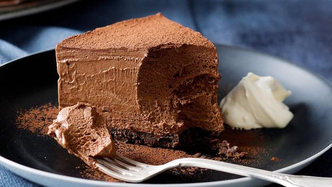 Double chocolate mousse cake