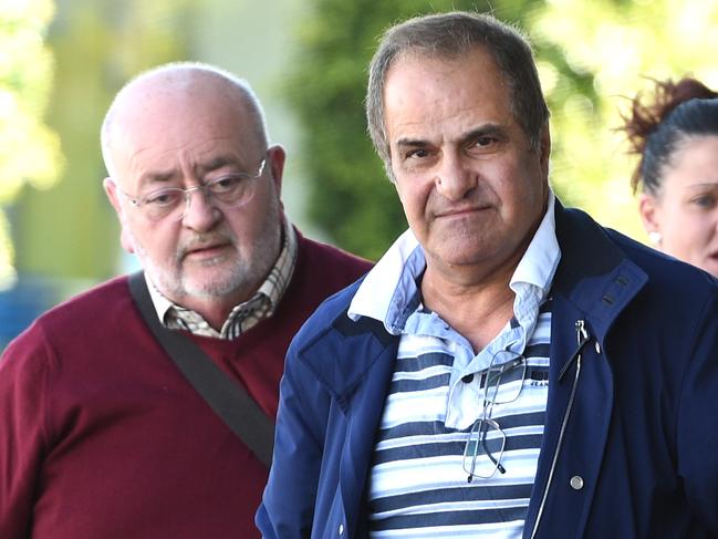 Robert Mammarella and Khalil Eideh. They  to meeting in a Cafe/ Restaurant on the corner of Pascoe Vale Road and Glenroy Road. Picture: David Smith