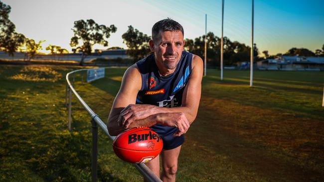 Imperial Football Club veteran Ashley Temby is the games record holder in the River Murray Football League. Picture: Tom Huntley