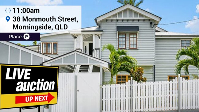 Replay: Brisbane house auctions – 38 Monmouth St, Morningside